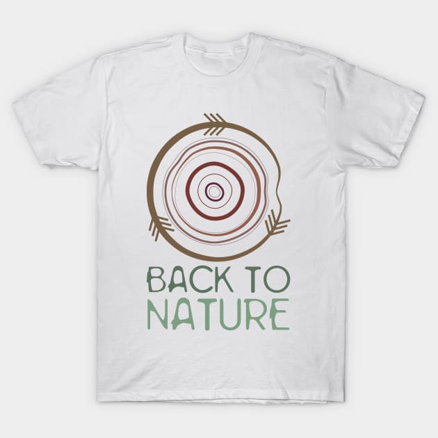 Back to Nature - Nature - T-Shirt | TeePublic